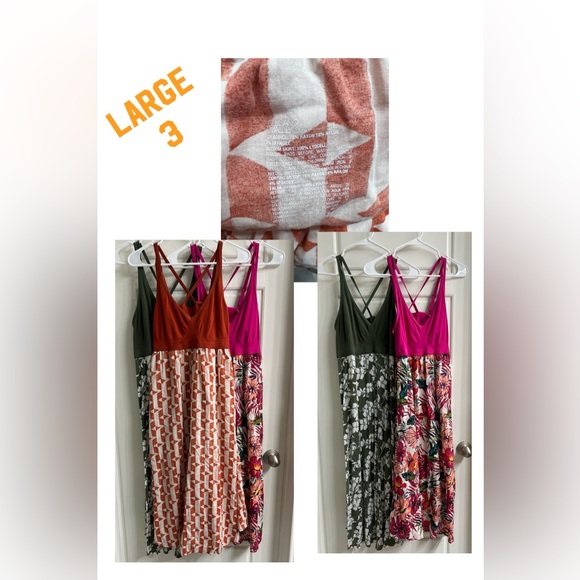 Gilligan & O'Malley Dresses & Skirts - Women’s sun dress. Large. Spaghetti strap. Three total
